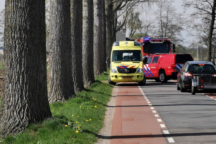 Incident met shovel in weiland