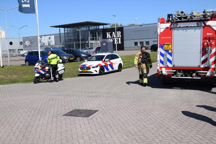 Brand in spouwmuur na wegbranden van onkruid