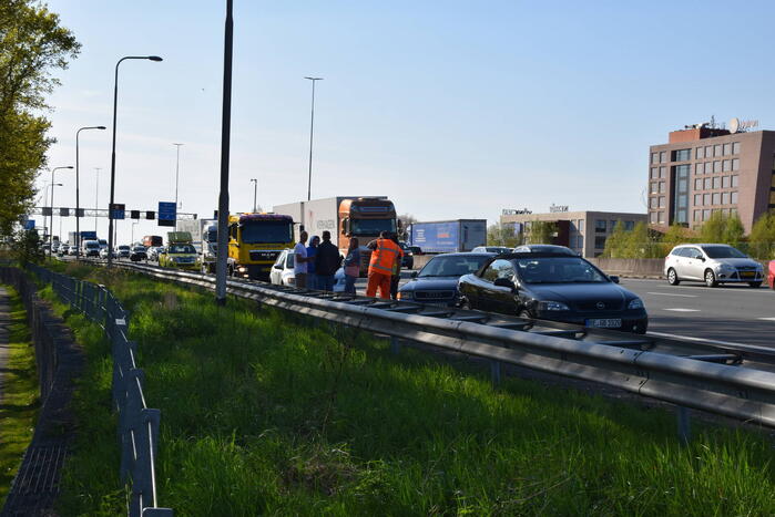 Schade bij ongeval op snelweg