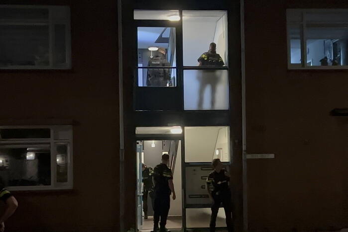 Veel politie na schietpartij