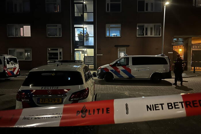 Veel politie na schietpartij