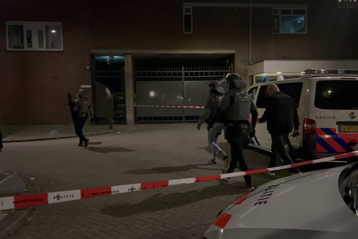 Veel politie na schietpartij