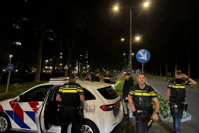 Veel politie na schietpartij