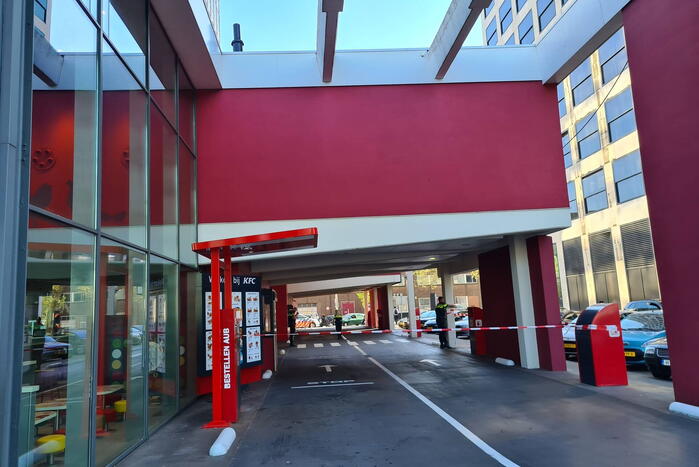 Traumahelikopter landt voor steekpartij