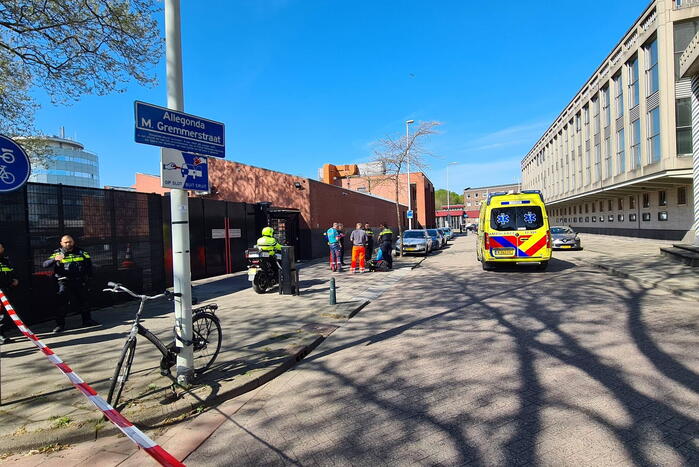 Traumahelikopter landt voor steekpartij