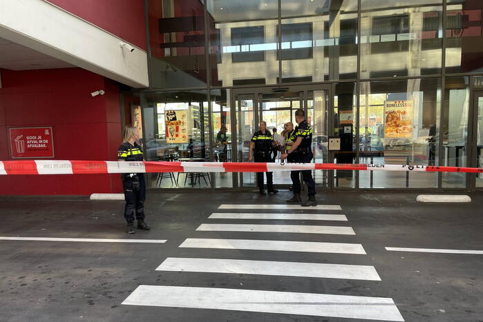 Traumahelikopter landt voor steekpartij