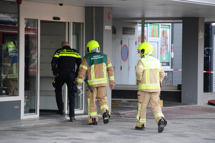 Grote brand in bedrijfspand