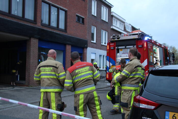 Brand aan achterzijde van woning