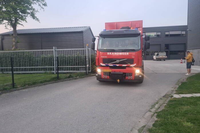 Veel hulpdiensten ingezet op bedrijventerrein