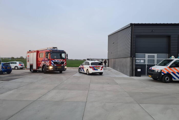 Veel hulpdiensten ingezet op bedrijventerrein