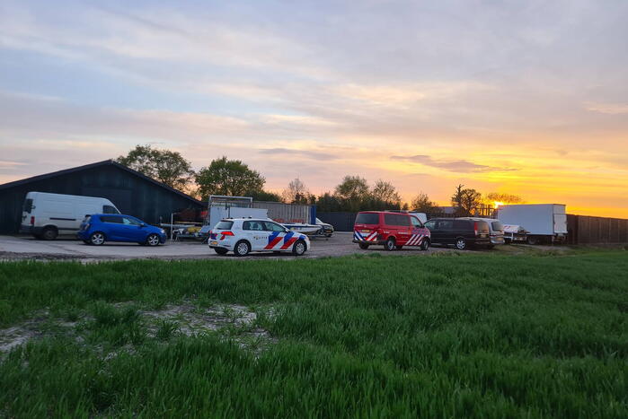 Veel hulpdiensten ingezet op bedrijventerrein