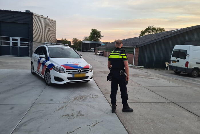 Veel hulpdiensten ingezet op bedrijventerrein