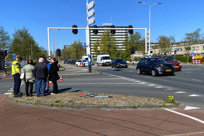 Vier voertuigen betrokken bij forse aanrijding