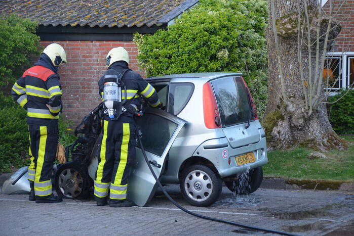 Brommobiel verwoest vanwege brand