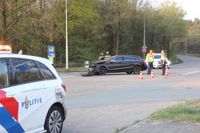 Flinke schade bij botsing op afrit