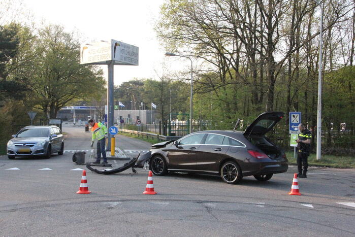 Flinke schade bij botsing op afrit