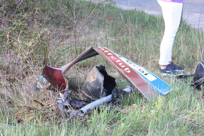 Flinke schade bij botsing op afrit