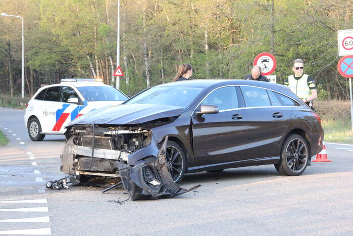 Flinke schade bij botsing op afrit