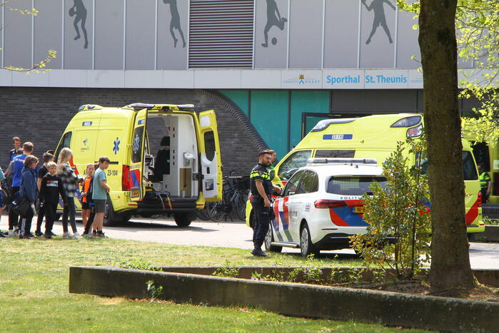 Sporthal ontruimd vanwege medisch incident