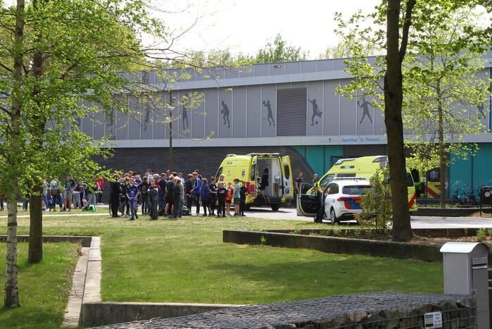 Sporthal ontruimd vanwege medisch incident