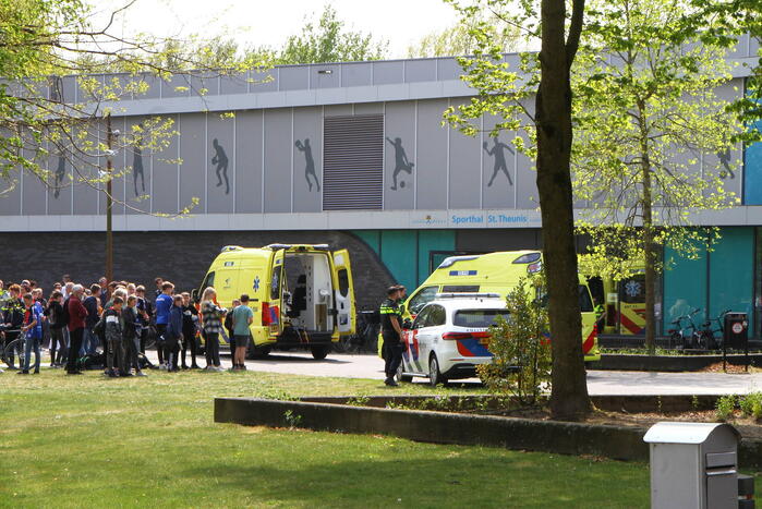 Sporthal ontruimd vanwege medisch incident