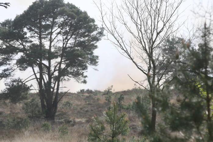 Grote brand in natuurgebied