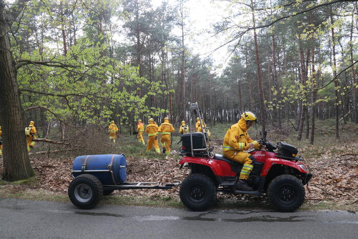 Grote brand in natuurgebied