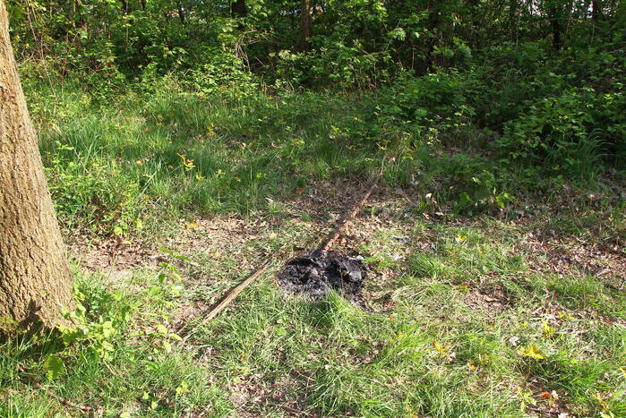 Omstander voorkomt erger bij buitenbrand