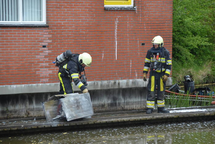 Grote uitslaande brand in appartement zorgcomplex