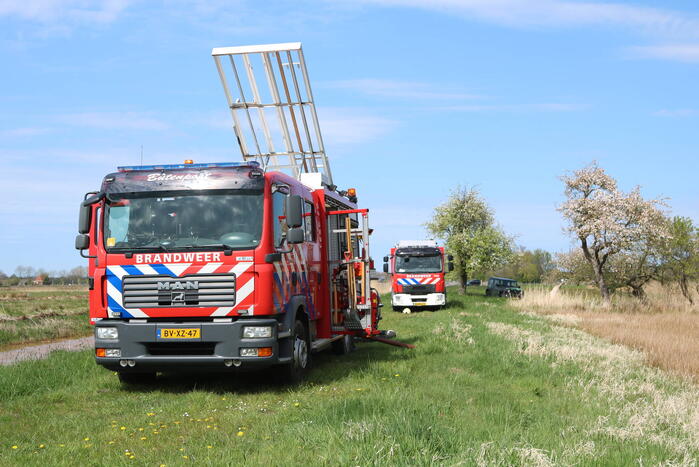 Boswachter ontdekt brand in natuurgebied