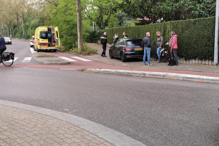Fietser aangereden door personenauto