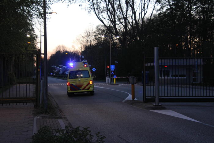 Gewonden bij ernstig ongeluk op vliegbasis