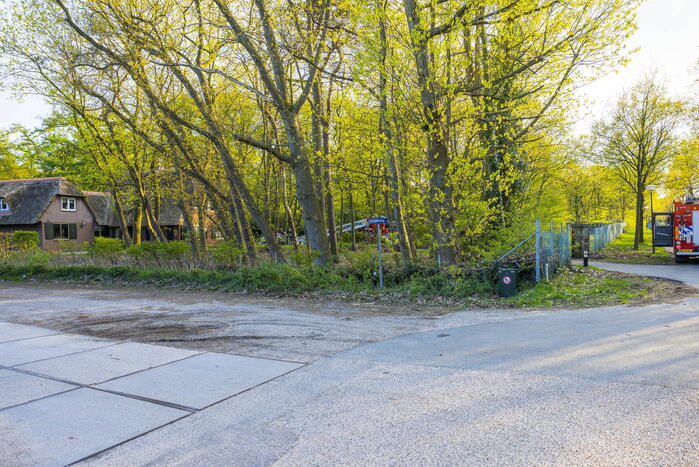 Brand in schoorsteen van woning