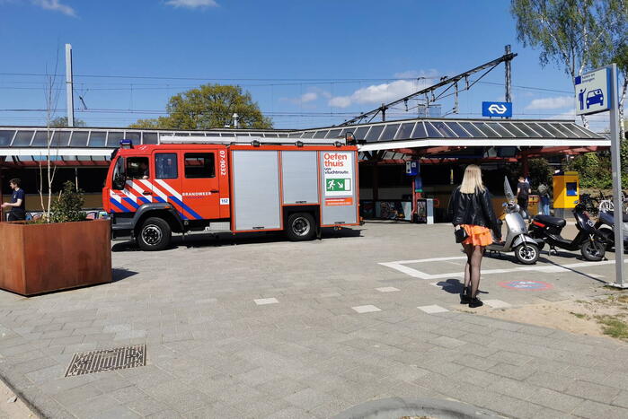 Treinverkeer vertraagd vanwege brand op station