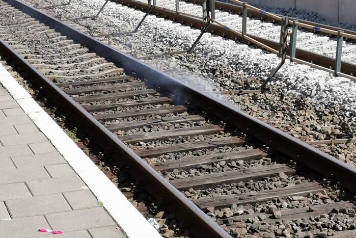 Treinverkeer vertraagd vanwege brand op station