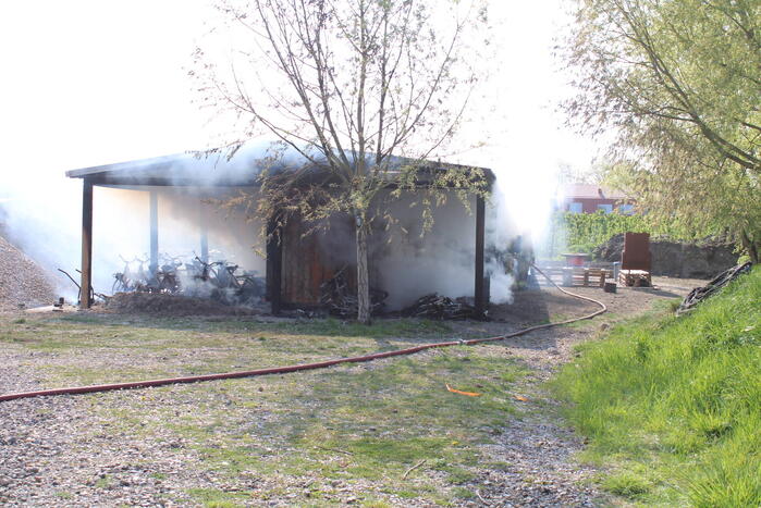 Brandweer ingezet bij schuurbrand
