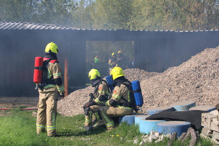 Brandweer ingezet bij schuurbrand