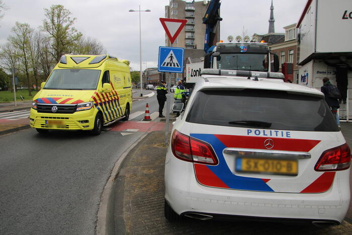 Automobilist ziet fietser over het hoofd
