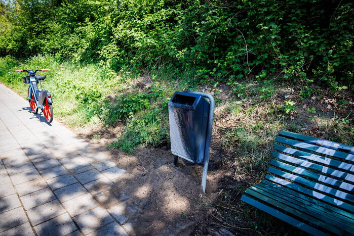 Elektrische deelfiets opnieuw in brand gestoken