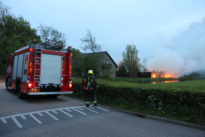 Grote brand in kas