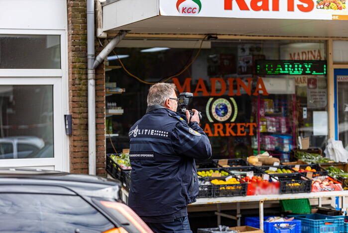 Gewapende overval op winkelpand