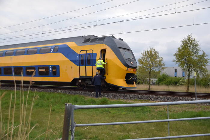 Treinverkeer stilgelegd door persoon op spoor