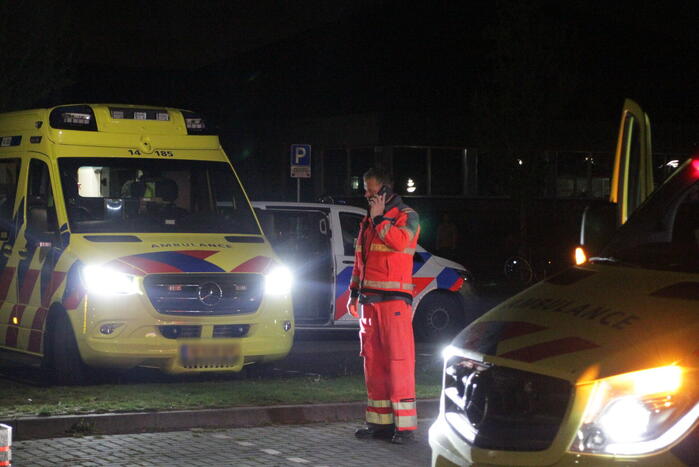 Traumahelikopter landt voor incident in woning