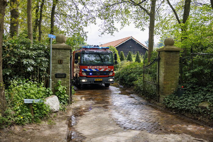 Veel rook bij brand in schuur