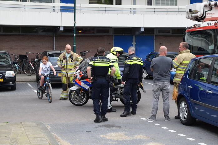 Flatwoning vol rook door vergeten pan