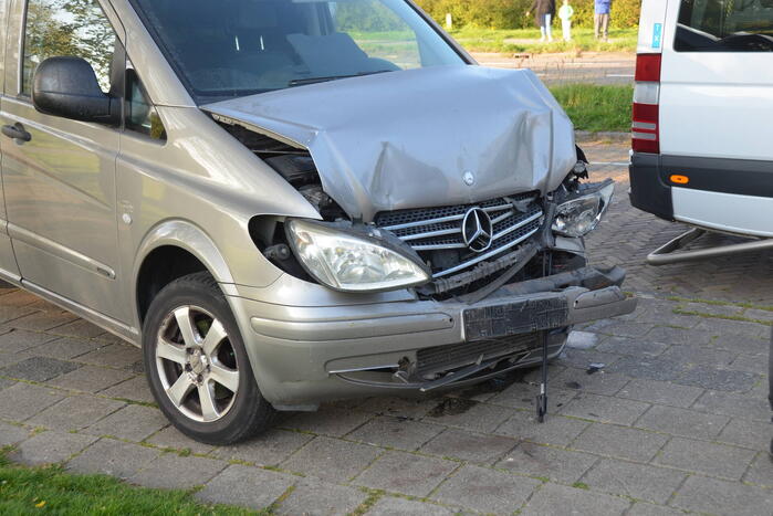 Kop-staart botsing door overstekende eenden