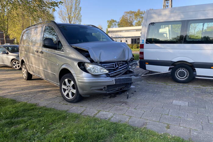 Kop-staart botsing door overstekende eenden