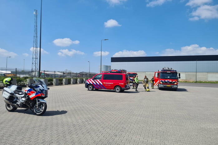 Brand op dak van distributiecentrum Lidl