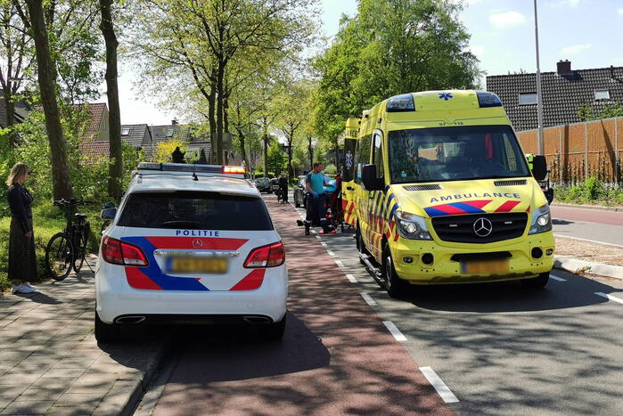 Fietser ernstig gewond bij botsing met auto