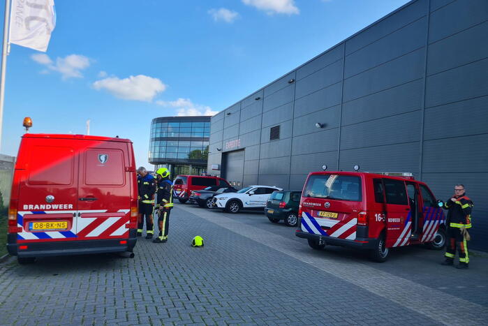 Brand op dak HTC Parking and Security